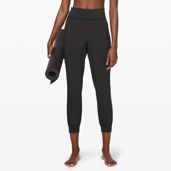 Lululemon Sun Setter Jogger *28" Black/Dark Gray Size 10 - Picture 3 of 7